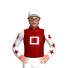 MAROON, WHITE CADRE, SLEEVES, MAROON STARS, WHITE CAP, MAROON DIAMOND