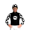 BLACK,WHITE DISC,BLACK MOUNTAINS,BLACK SLEEVES, WHITE CHECKS SLEEVES, CHECKS CAP