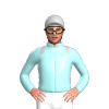 Pale Blue, Silver Epaulettes And Cap