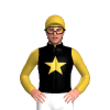 Black, Old Gold Star, Sleeves And Cap