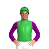 Green, Purple Sleeves, Green And Purple Stars Cap