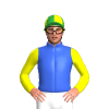 Royal Blue, Green Shamrock, Yellow Sleeves, Green And Yellow Quartered Cap