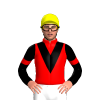 RED, BLACK VEE, SLEEVES, RED ARMBAND, Yellow cap
