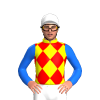 YELLOW, RED DIAMOND CHECK, BLUE SLEEVES, White cap