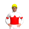 WHITE,RED HALVED,RED DIAMOND BAND,ARM BAND, Yellow cap
