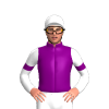 PURPLE, WHITE FIVE STARS, WHITE SLEEVES, PURPLE ARMBANDS, White cap