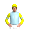LIGHT BLUE, YELLOW FIVE STARS, YELLOW SLEEVES, LIGHT BLUE ARMBAND, Yellow cap